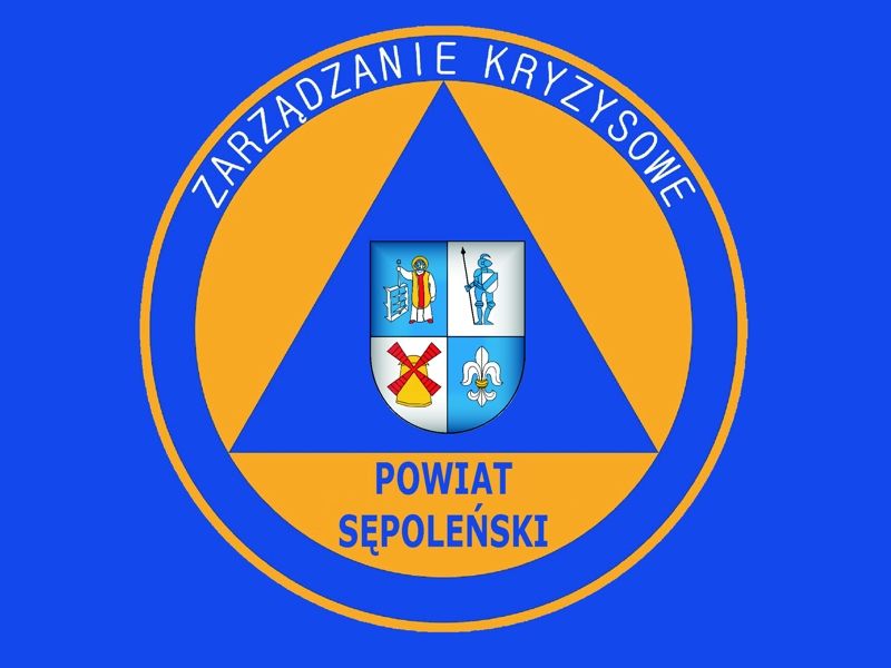 Informacja Sztabu Zarządzania Kryzysowego Powiatu Sępoleńskiego dnia 13 sierpnia 2017 godzina 12.00