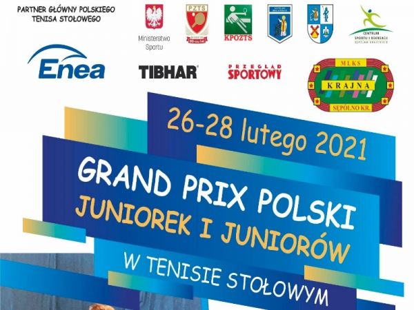 Grand Prix Polski Juniorów w tenisie stołowym w Sępólnie Krajeńskim - turniej grupowy i główny [WIDEO]