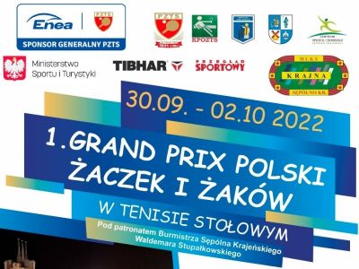 1. Grand Prix Polski Żaczek i Żaków w tenisie stołowym [WIDEO]