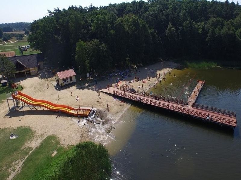 Plaża w Więcborku ponownie otwarta do kąpieli
