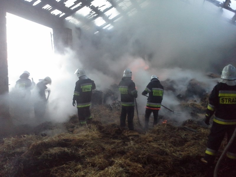 Pożar stodoły (FOTO)