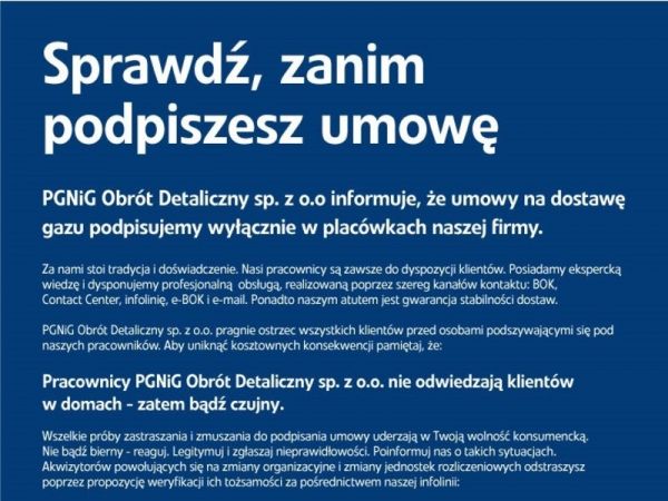 Uwaga na oszustów!!!