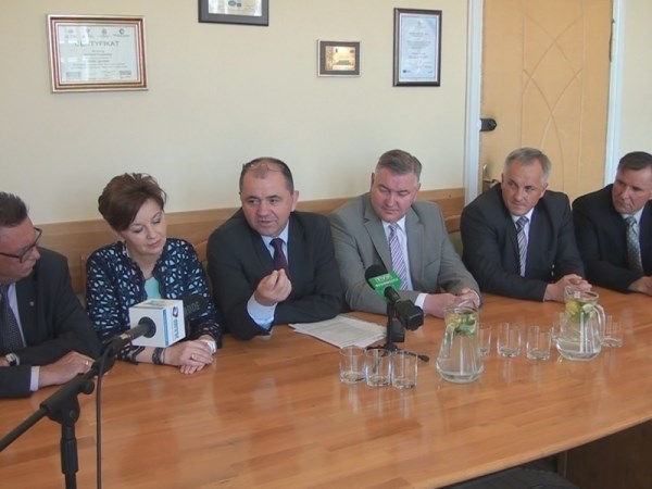 Konferencja prasowa na temat drogi krajowej nr 25 i obwodnic Kamienia i Sępólna (WIDEO)