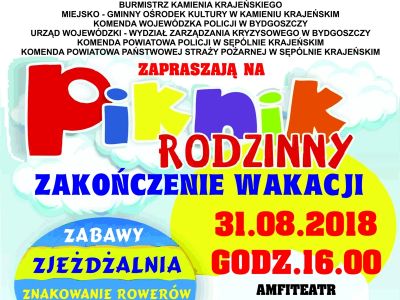 Piknik rodzinny "Zakończenie wakacji"