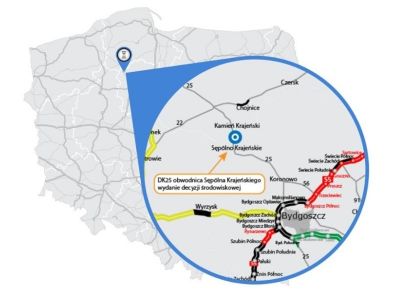 Jest decyzja środowiskowa dla obwodnicy Sępólna Krajeńskiego [FOTO]