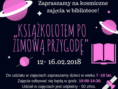 Zapraszamy na kosmiczne zajęcia w bibliotece!