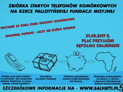 Zbiórka starych telefonów komórkowych