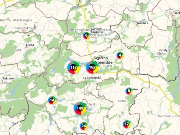Sępoleńscy policjanci podsumowali ilość zgłoszeń na Krajowej Mapie Zagrożeń Bezpieczeństwa [FOTO]