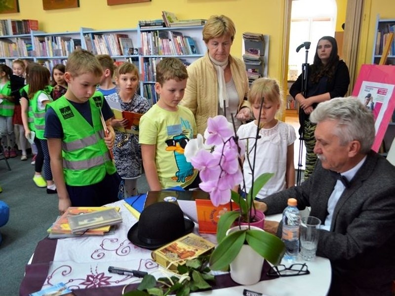 Spotkanie z autorem książek dla dzieci - Wojciechem Widłakiem (FOTO)