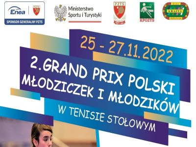 2. Grand Prix Polski Młodziczek i Młodzików w tenisie stołowym [WIDEO]