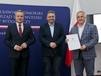 Powiat sępoleński z promesą na ponad 3 miliony (FOTO/WIDEO)