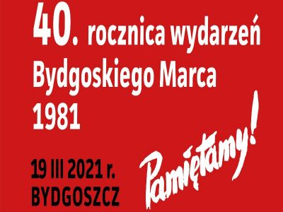 Obchody 40. rocznicy wydarzeń Bydgoskiego Marca 1981 [WIDEO]