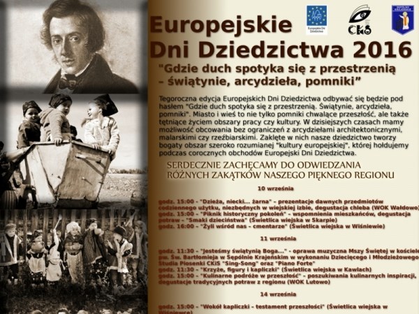 Europejskie Dni Dziedzictwa 2016