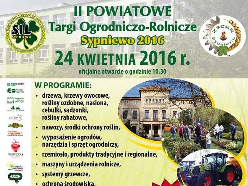 II Powiatowe Targi Ogrodniczo-Rolnicze - Sypniewo 2016