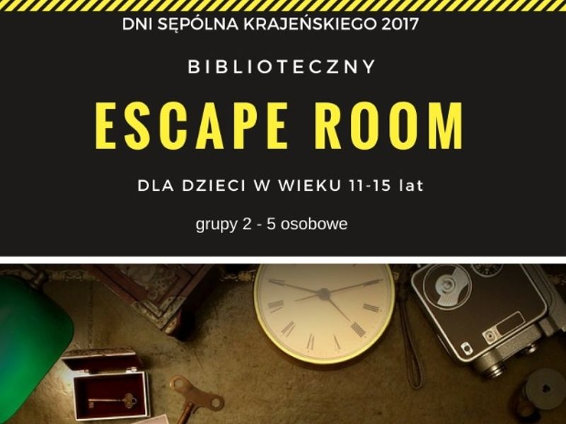 Biblioteczny Escape Room