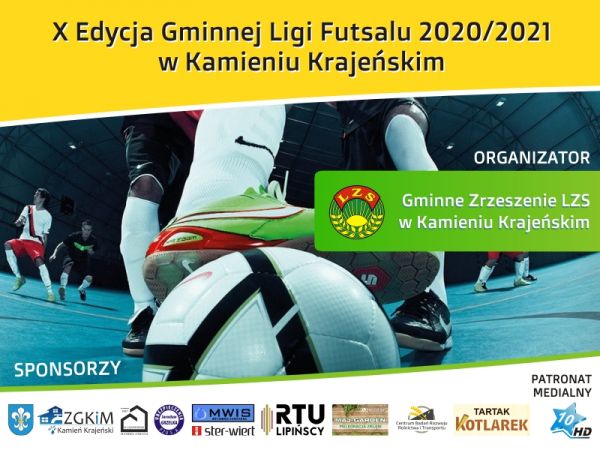 II KOLEJKA: X Edycja Gminnej Ligi Futsalu 2020/2021 w Kamieniu Krajeńskim [WIDEO]
