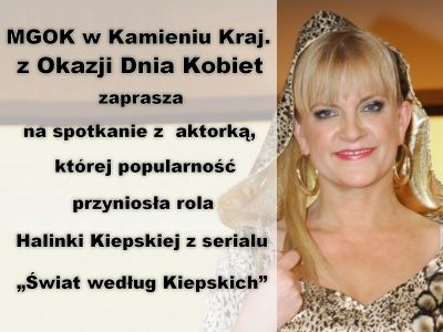 Dzień Kobiet z Marzeną Kipiel-Sztuka