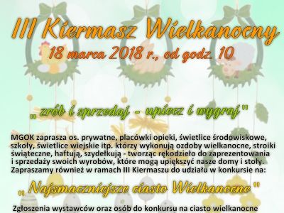 III Kiermasz Wielkanocny