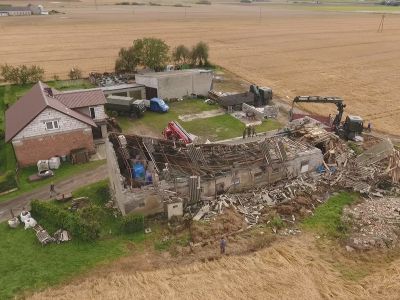 Szkody wyrządzone przez nawałnicę w Gminie Sępólno Krajeńskie (WIDEO)