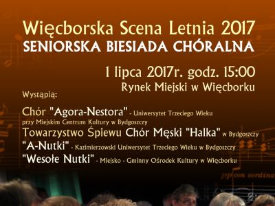 Więcborska Scena Letnia "Seniorska Biesiada Chóralna"