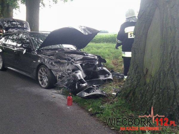 Wypadek na trasie Runowo Krajeńskie - Borzyszkowo (FOTO)