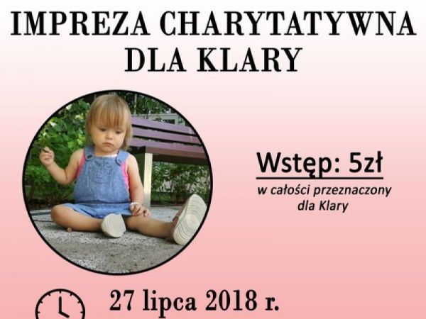 Wspólnie pomóżmy malutkiej Klarze z Sępólna Krajeńskiego