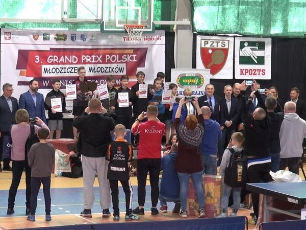 Dawid Jadam i Natalia Bogdanowicz zwycięzcami 3.Grand Prix Polski w tenisie stołowym [WIDEO]