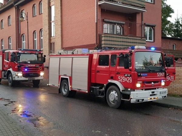 Alarm pożarowy w Domu Pomocy Społecznej dla Dzieci w Kamieniu Krajeńskim [WIDEO]