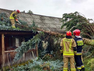 Usuwanie skutków nawałnicy (FOTO)