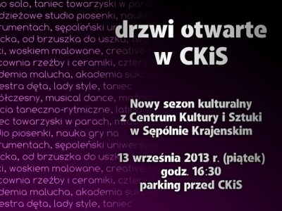 Nowy sezon kulturalny w CKiS w Sępólnie
