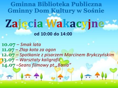 Zajęcia wakacyjne