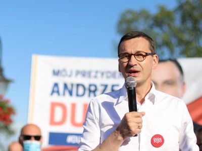 Premier Mateusz Morawiecki spotkał się z mieszkańcami powiatu sępoleńskiego [FOTO]