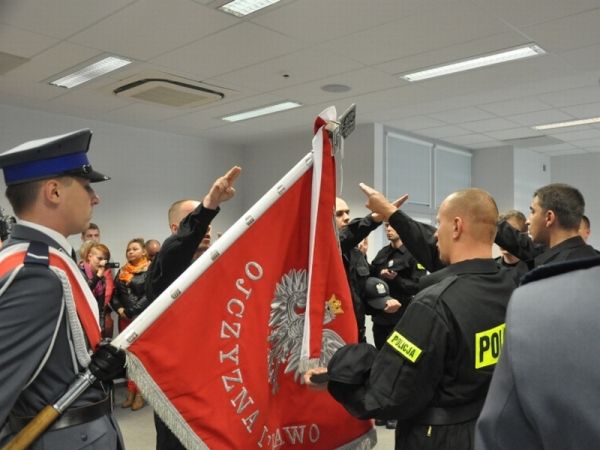 Zbiórka na sztandar dla sępoleńskiej policji