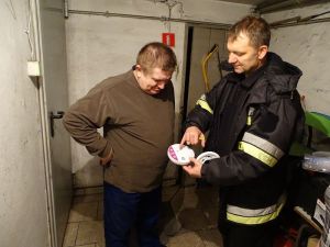 st. kpt. Robert Sieg - oficer prasowy KP PSP Sępólno