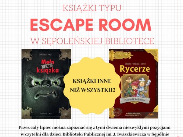 Książki typu ESCAPE ROOM